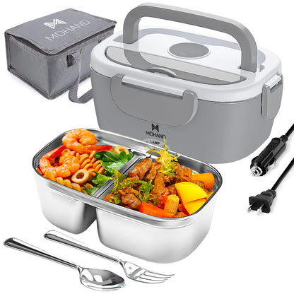 MDHAND Lonchera térmica para adultos con bolsa de almuerzo aislada + Pulverizador de aceite de oliva