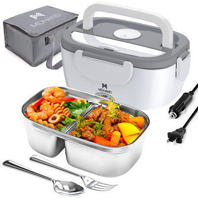MDHAND Lonchera térmica para adultos con bolsa de almuerzo aislada + Pulverizador de aceite de oliva